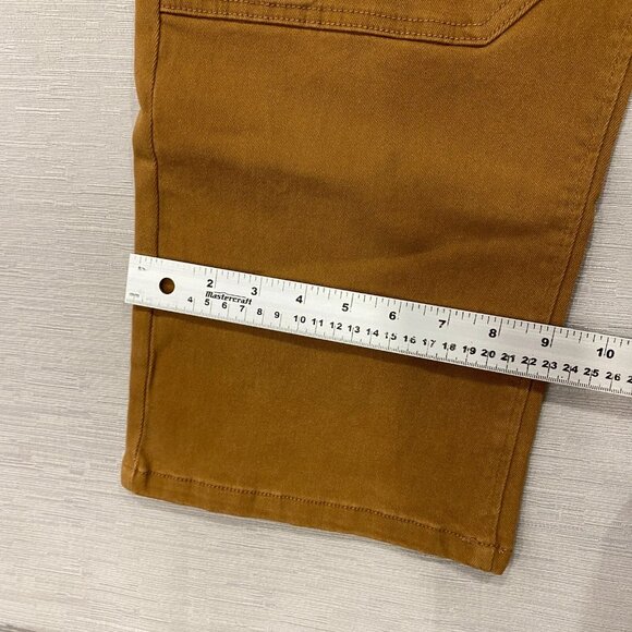 Caterpillar CAT Carpenter Work Pants Mens 38 x 30 Brown Tool Pockets Double Knee - Picture 11 of 12